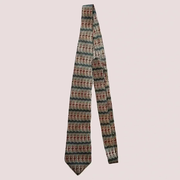 Vintage 100% Silk Tie - Picture 1 of 3